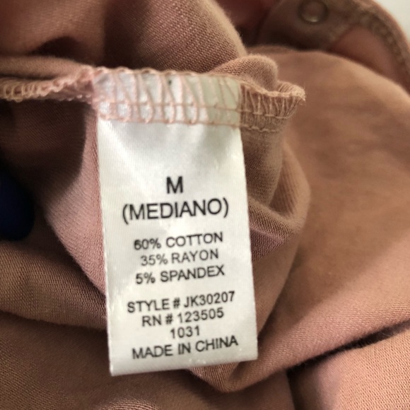 Dainty Hooligan NWT blush lace up bodysuit - Picture 11 of 11